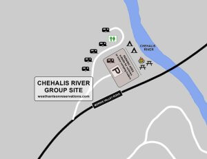 Chehalis River Group Site Map