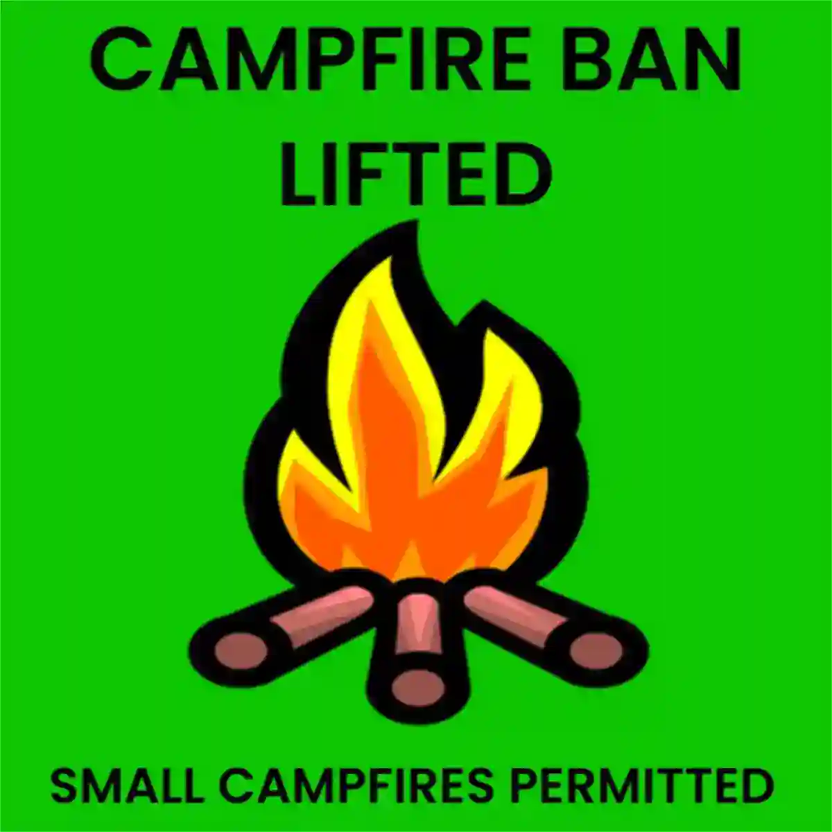 Fire ban lifted 600x600